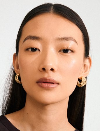 Pilgrim Damia Earrings Gold-Plated - Gold - ONE SIZE