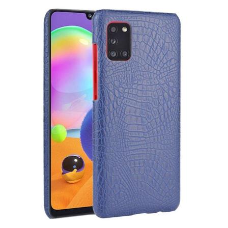 Croco kuoret - Samsung Galaxy A31 - Sininen Blue