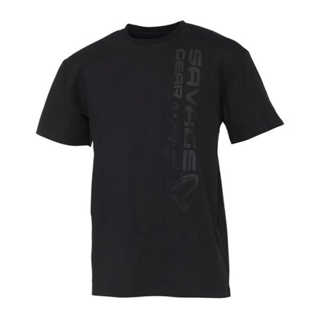 Savage Gear Vertical Logo Tee Black - S