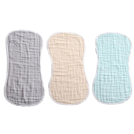 6-lagers Gasbinds-Burpduk Bebis-Sjal Burp-Sjal Axelskydd