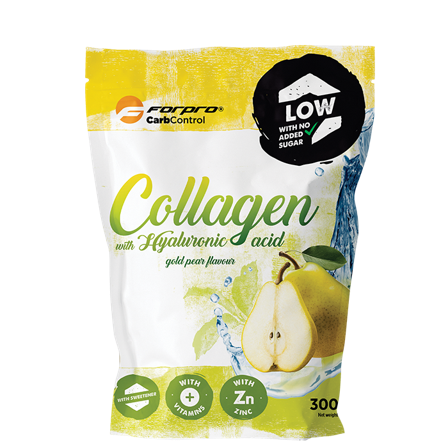 Forpro Kollagen med Hyaluronsyra Gyllene Päron 300 g zink