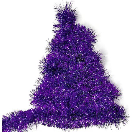 10m Joulukoristenauha Purppuranvärisenä Juhlavaan Sisustukseen TY