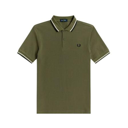Fred Perry, Pole Groen, Heren, Maat:S,Katoen