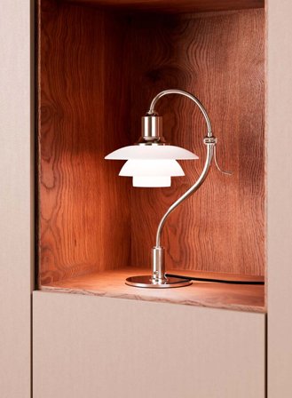 PH 2/2 The Question Mark bordlampe H41 - krom