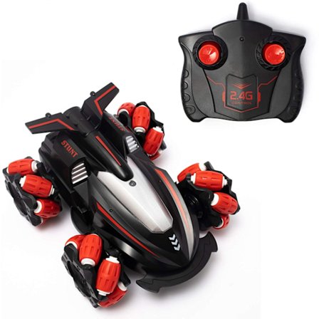 Rc-tempputyt pojille - Kauko-ohjattavat autot 360° pyörivä drift-temppuauto, suuri nopeudella toimiva Rc-leluauto, 2,4 GHz:n Rc-kilpa-moottori 