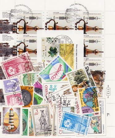 Kunst/Kultur - Frimærkepakke - Stemplet