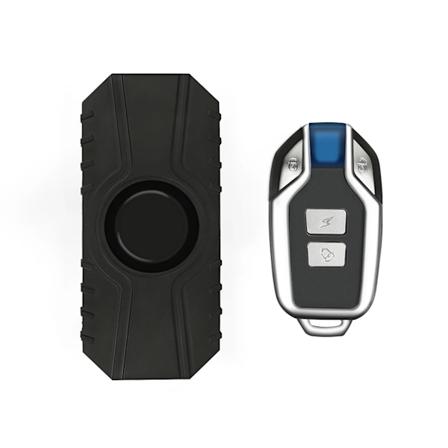Trådløs Tyverisikring Vibrationscykelalarm Vandafvisende Motorcykelalarm med Fjernbetjening Elektrisk Cykel Sikkerhedssensor 113dB Type 1