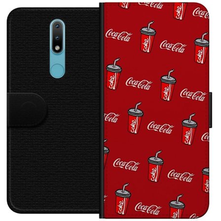 Kompatibelt Plånboksfodral till Nokia Nokia 2.4 Läsk Mönster