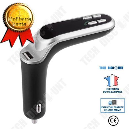 TD Bil FM-sändare - Handsfree Bluetooth Kit Laddare FM-sändare MP3-spelare