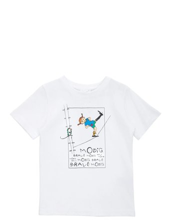 Pippi Modig T-Shirt White Martinex