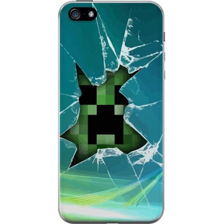 Kompatibel Mobilcover til Apple Apple iPhone 5 MineCraft