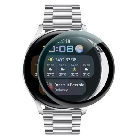 ENKAY Huawei Watch 3 3D kaareva reuna + karkaistua lasia näytönsuojus Transparent
