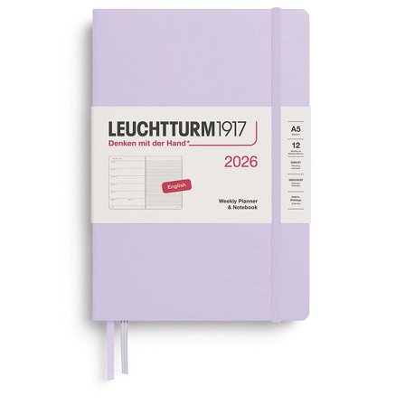 Planner Weekly Planner & Notebook 2026 A5 Lilac