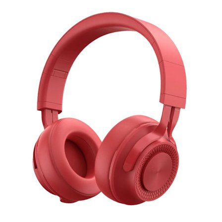 Tung bas brusreducerande headset hopfällbart infällbart sport trådlöst Bluetooth headset 20240569(Röd)