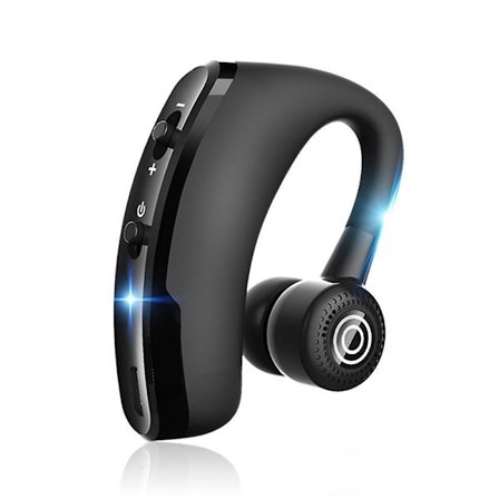 V9 Langaton Bluetooth 5.2 Kuuloke Handsfree Liiketoiminta Yksi Kuuloke Mikrofonilla Korvakoukun Ultra-Pitkä Valmiusaika Kuuloke iPhone Samsung Huawei