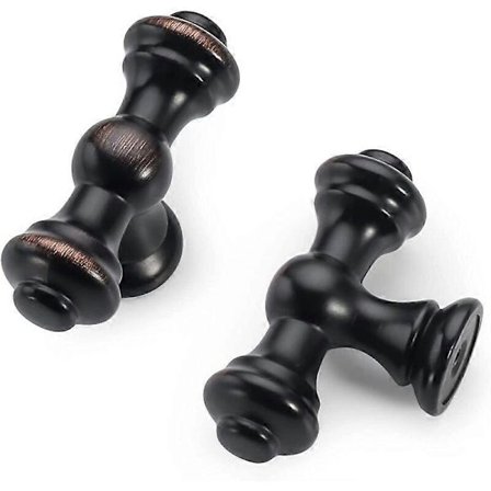 6 Stk. Køkkenskabshåndtag Zinklegering Skuffehåndtag Vintage Skabsknop til Kommode med Skrue - Knapper WOL