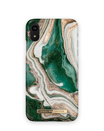 Unisex deksel, iPhone XR Golden Jade Marble, iDeal of Sweden