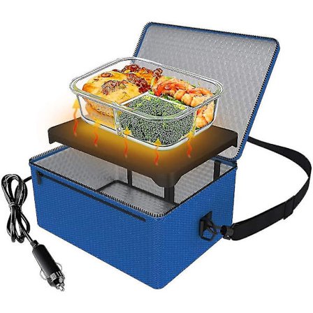 Bærbar ovn, 24v bærbar matvarmer personlig bærbar ovn mini elektrisk