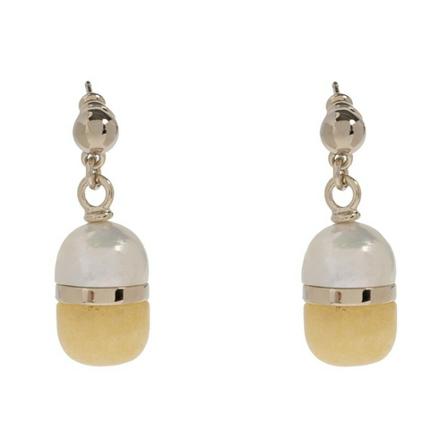 Chloé, Darcey earrings Geel, Dames, Maat:ONE Size