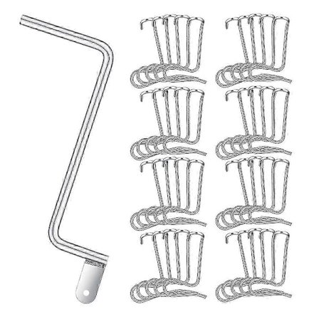 Hegnsstrammer Værktøj med 1 Strammerhåndtag Hegnstrådsstrammer Stål Hegnsstrækker Værktøj