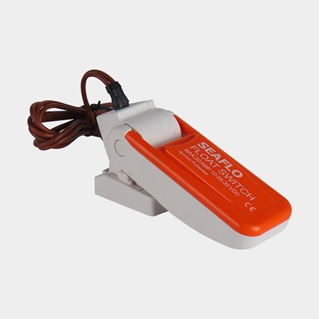 Niveauføler til elektrisk lænsepumpe SEAFLO 01, 12/24V, 20/10 A