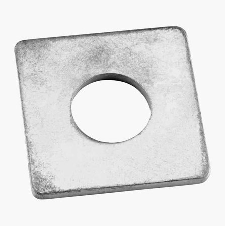 Fyrkantsbricka M21 50 x 50 mm varmförzinkad 10 st.