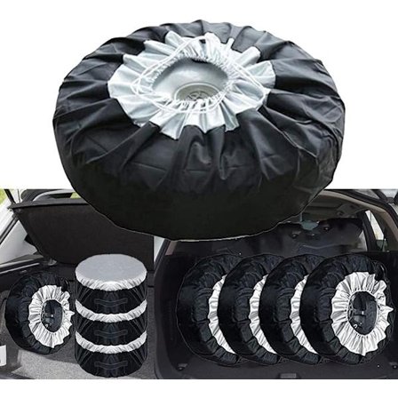 Reservehjulstrekk, støvtett oppbevaringsdeksel for 13-19′′ dekk, 4 stk