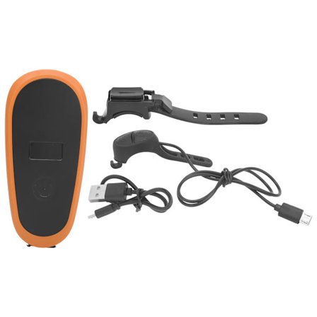 Cykel Forlygte Cykel Frontlys USB Genopladelig Horn Advarsel til Natcykling Orange