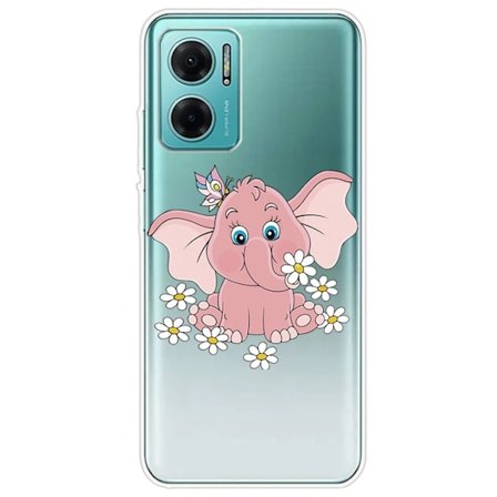 Deco Xiaomi Redmi Note 11E skal - Rosa Elefant