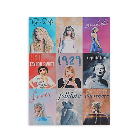 Taylor Swift The Eras Tour Musikplakat Pop Kvinde Sanger Album Plakat Vægkunst Lærredsfans Gave til ven Soveværelse Stueindretning