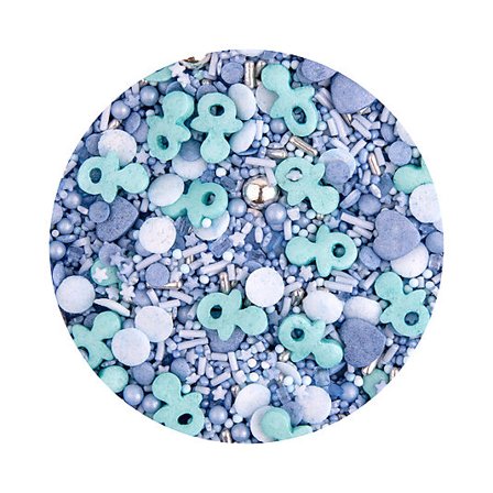 CACAS Kakestrø Baby Blå Babylykke 85g