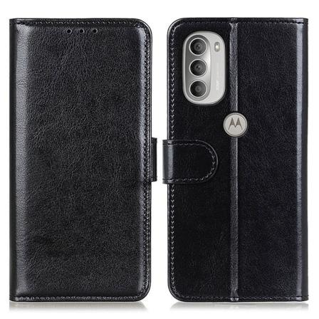 Motorola Moto G51 5g Premium Plånboksfodral - Svart Svart