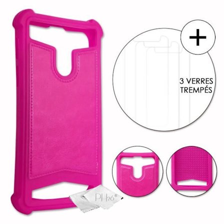 Takakotelo - Oppo - Reno 5G - Silikoni geeli - Iskunkestävä - 3 suojakalvoa lasista