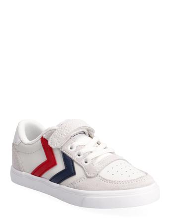 Slimmer Stadil Leather Low Jr Lave Sneakers Hvit Hummel