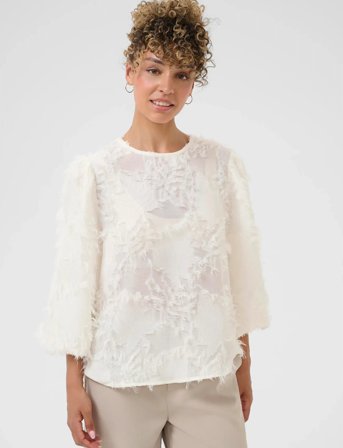 Cream Crfreja Blouse - White - 38