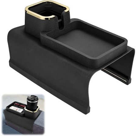 Sklisikker silikonkoppholderbrett med koppholder; Sofa Armrest T