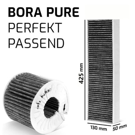 2-pakning aktivert kullfilter for Bora Pure/x Pure/s Pure ventilator, Puakf filtertilbehør erstatningsfilter ny 2024