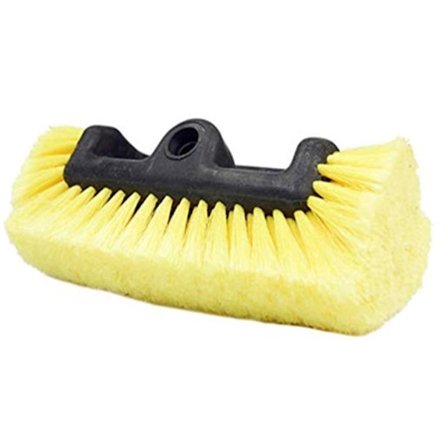 10-tommers kjøretøyrengjøringsbørste, bilvaskbørstehode, vindusrengjøringsbørste, myk vaskebørste for campingvogn, for vask av biler, bobiler, 