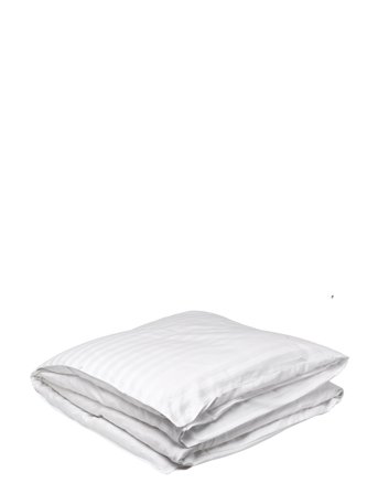 GANT Sateen Stripes Single Duvet - White - 150X210
