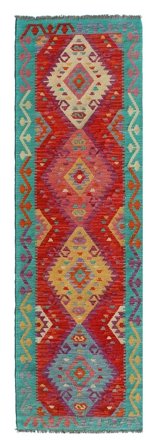 Alfombra Oriental Kilim Afghan Old Style 78X297 De Pasillo (Lana, Afganistán)