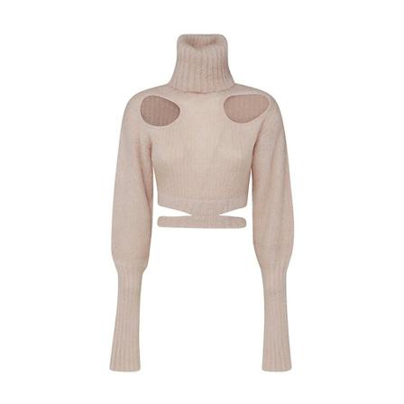 Andrea Adamo, Turtlenecks Beige, Dames, Maat:M