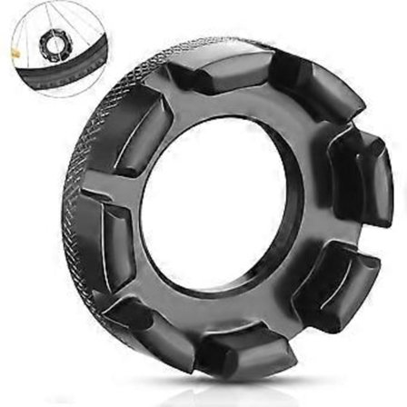 8-suuntainen pyörän pinna-avain 6 kokoa 10 15 Gauge polkupyörälle 1 polkupyörän pinna-avain Pyörän vanneavain pyörän oikaisuun ja korjaukseen 