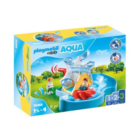 Playmobil 1.2.3 Vattenhjul Med Karusell 70268