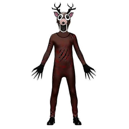 99 netter i skogen hjortekostyme hjortemonster skrekkspill antrekk kostyme