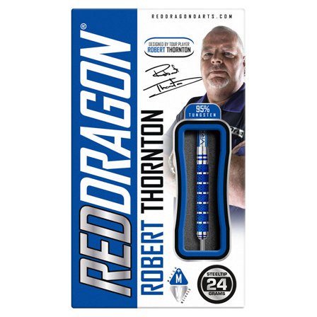 Robert Thornton - Seniors World Champion Cobalt SE Steel Tip Darts 24g