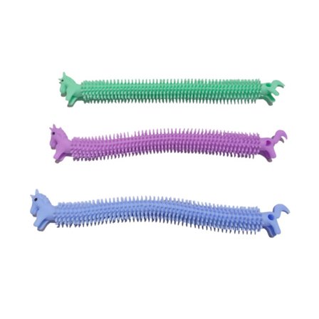 Fidget Leksaker - Enhörning med lång mage och fina färger - 3-pack