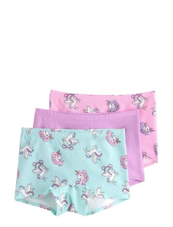 Boxer 3 Pack Unicorns And Bows Pink Lindex