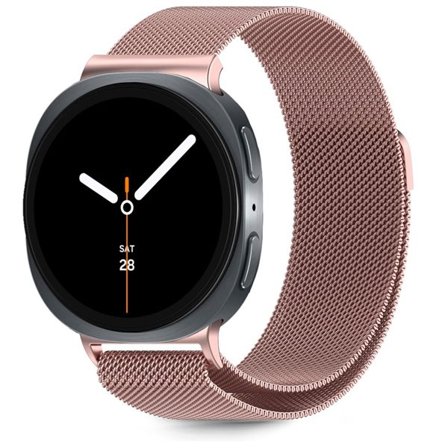 Tech-Protect rustfritt stålrem for Samsung Galaxy Watch 40/44/46 mm - Rosa