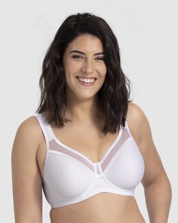 T-shirt bh Sweet Senses Vit - F95 - Miss Mary