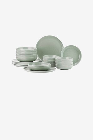 Hermia - Middagsservice (18 dele) - Tyron - Flerfarvet - Servicesæt - Fra Homeroom